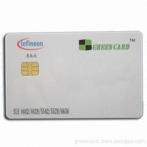 IC Card (0.84 Thickness SLE5542 Chip) with Optional Signature Panel